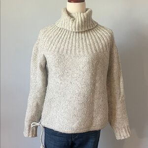 Madewell Cream Cowl Neck Sweater Med